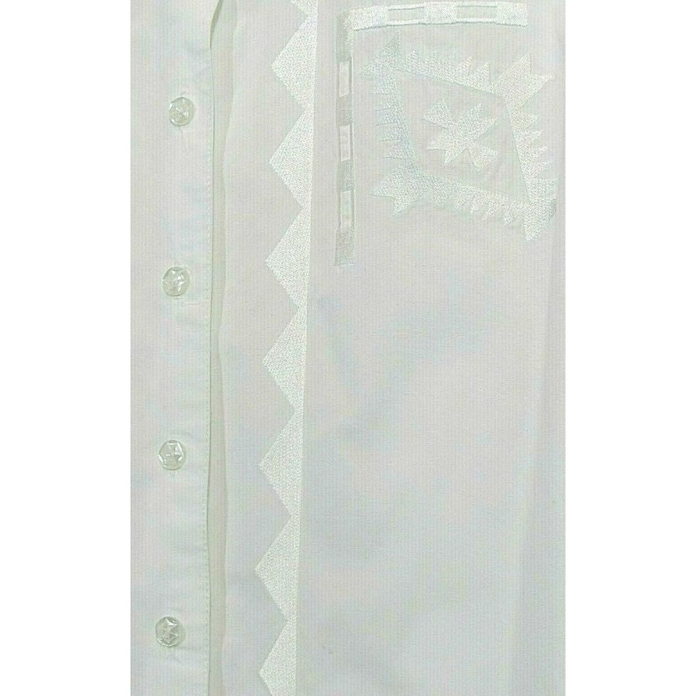 Panhandle Slim Women's Western Rodeo Shirt Southwest Motif Embroidered 2X Few sp - Picture 3 of 8